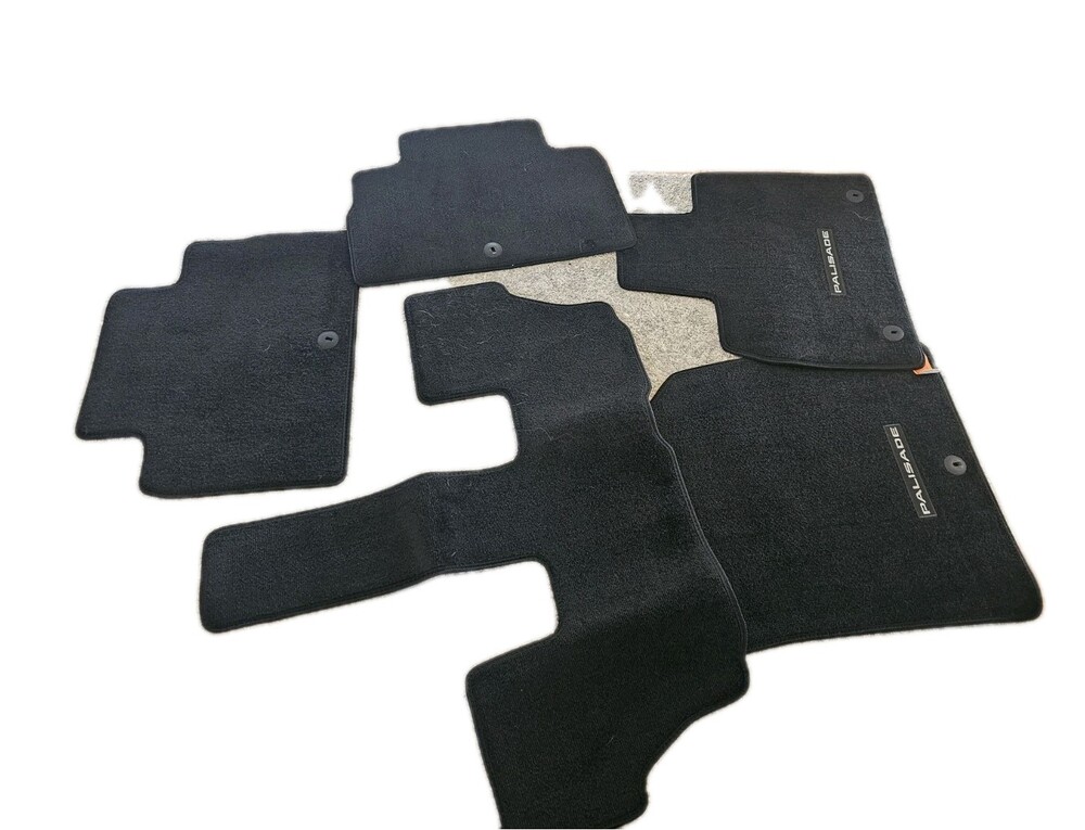 Genuine HYUNDAI PALISADE 2020-2024 FLOOR MATS SET OEM Carpet PADS Liners